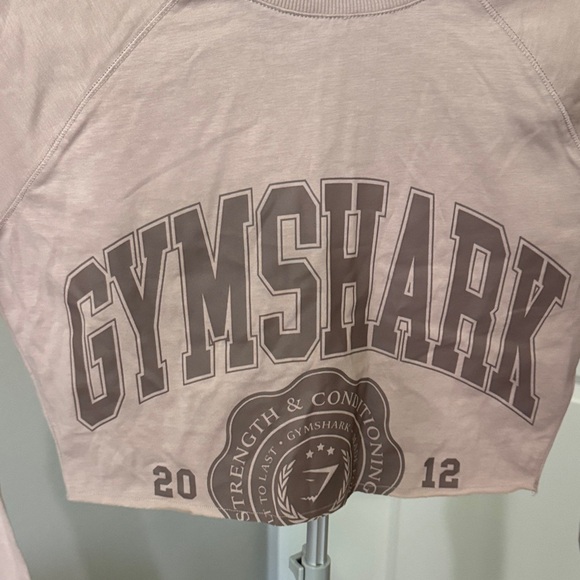 Gymshark Dusty Pink Long Sleeve Crop Top - Picture 2 of 7